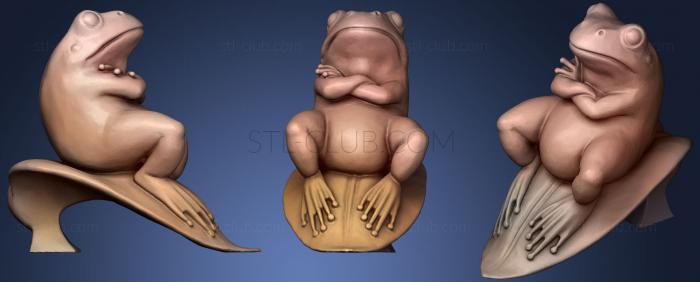 3D model Grumpy Frog (STL)